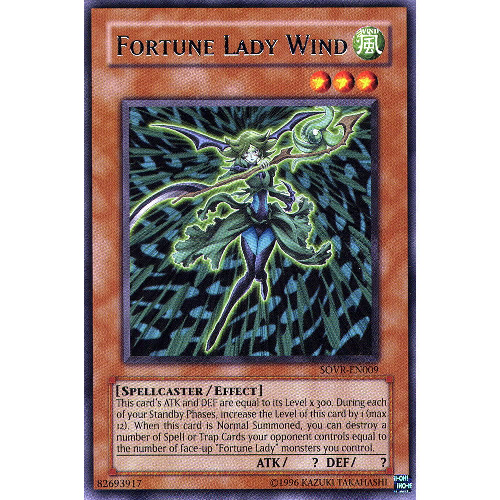 Fortune Lady Wind SOVR-EN009 Yu-Gi-Oh! Card from the Stardust Overdrive Set