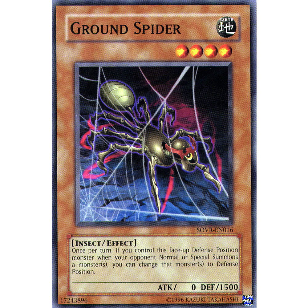 Ground Spider SOVR-EN016 Yu-Gi-Oh! Card from the Stardust Overdrive Set