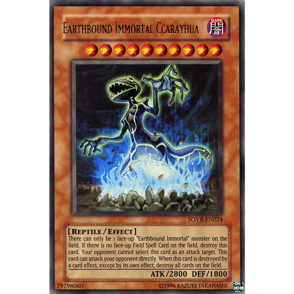 Earthbound Immortal Ccarayhua SOVR-EN024 Yu-Gi-Oh! Card from the Stardust Overdrive Set