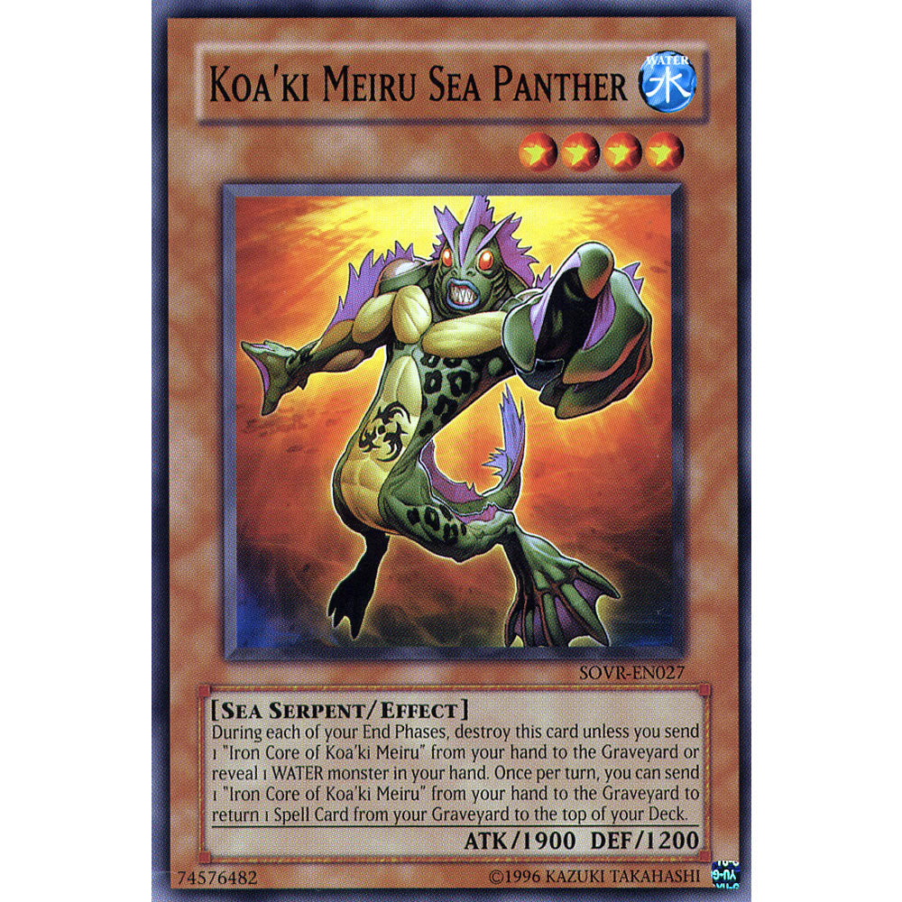 Koaki Meiru Sea Panther SOVR-EN027 Yu-Gi-Oh! Card from the Stardust Overdrive Set