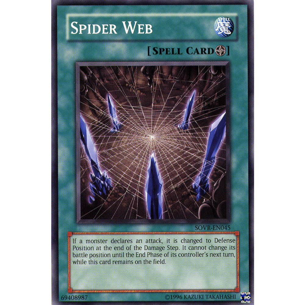 Spider Web SOVR-EN045 Yu-Gi-Oh! Card from the Stardust Overdrive Set