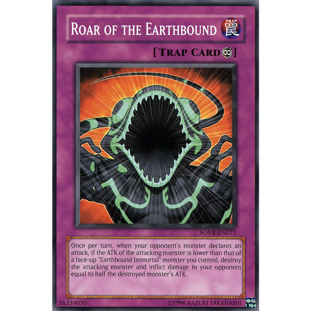 Roar of the Earthbound SOVR-EN071 Yu-Gi-Oh! Card from the Stardust Overdrive Set