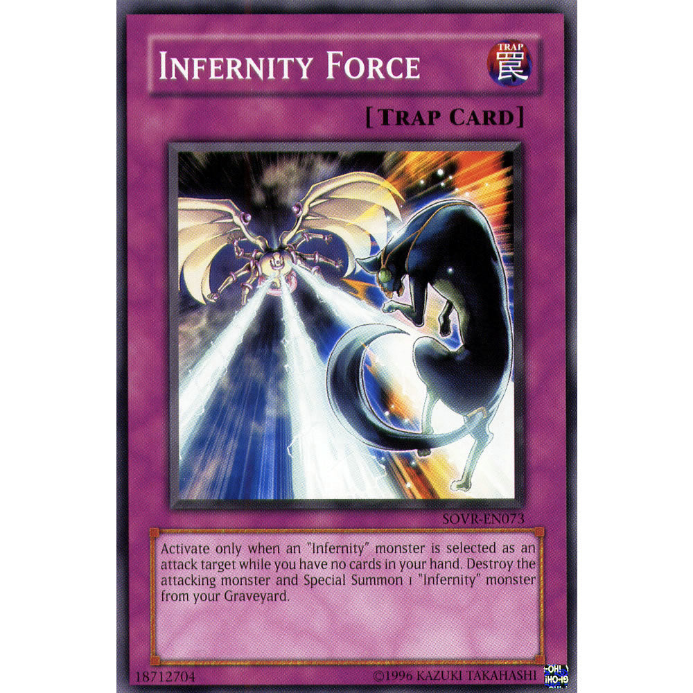 Infernity Force SOVR-EN073 Yu-Gi-Oh! Card from the Stardust Overdrive Set