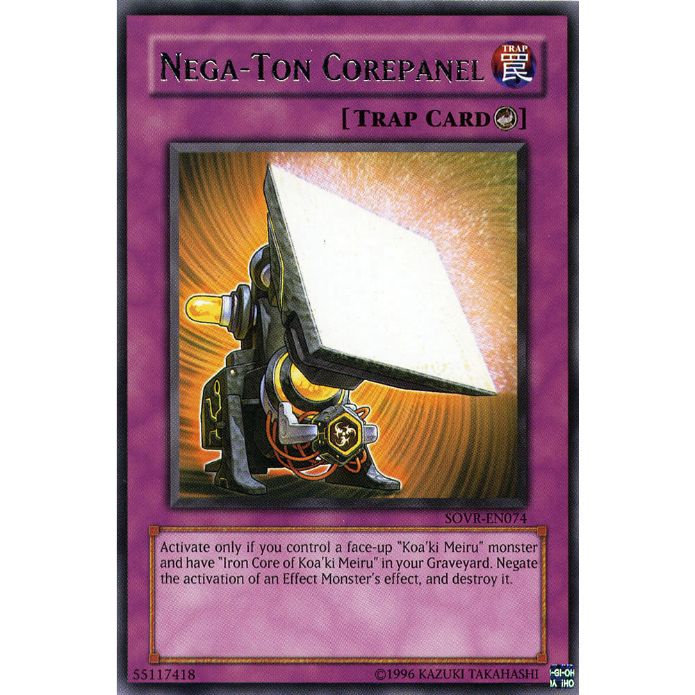 Nega Ton Corepanel SOVR-EN074 Yu-Gi-Oh! Card from the Stardust Overdrive Set