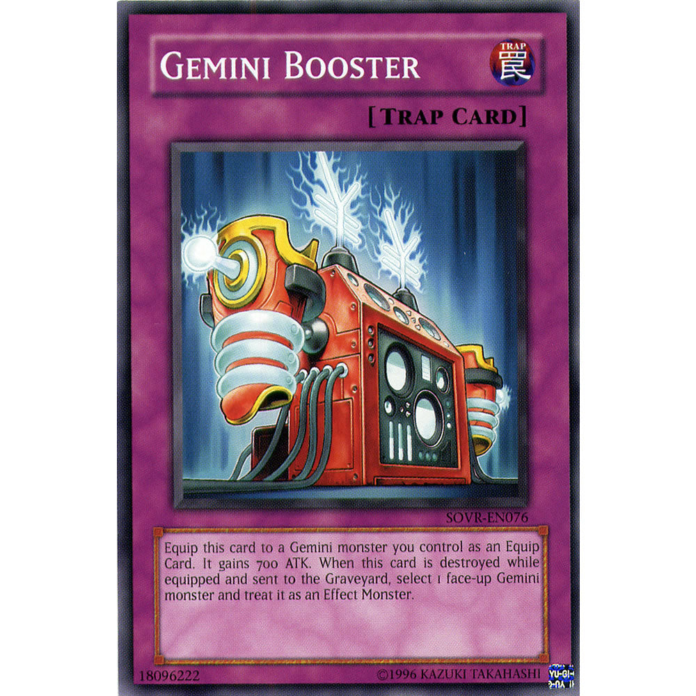 Gemini Booster SOVR-EN076 Yu-Gi-Oh! Card from the Stardust Overdrive Set