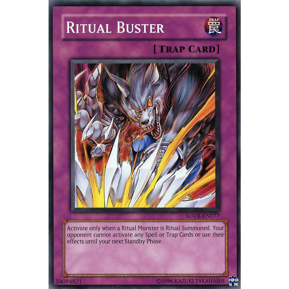 Ritual Buster SOVR-EN077 Yu-Gi-Oh! Card from the Stardust Overdrive Set