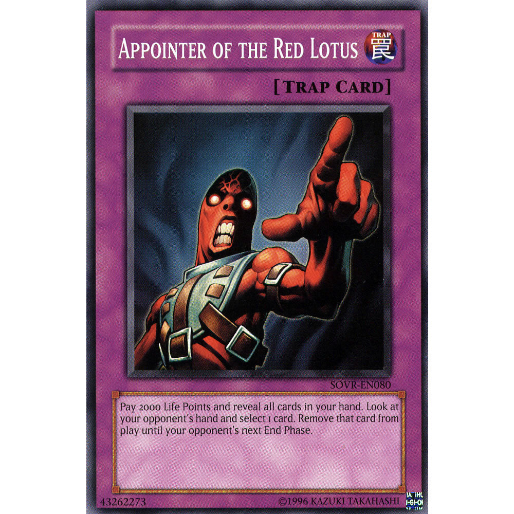 Appointer of the Red Lotus SOVR-EN080 Yu-Gi-Oh! Card from the Stardust Overdrive Set