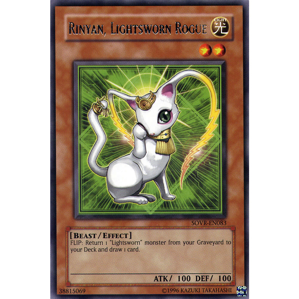 Rinyan, Lightsworn Rogue SOVR-EN083 Yu-Gi-Oh! Card from the Stardust Overdrive Set