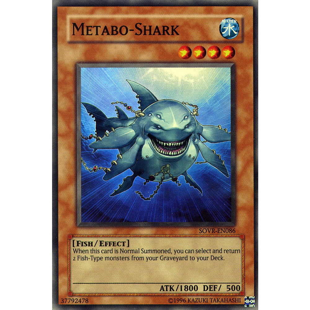 Metabo Shark SOVR-EN086 Yu-Gi-Oh! Card from the Stardust Overdrive Set