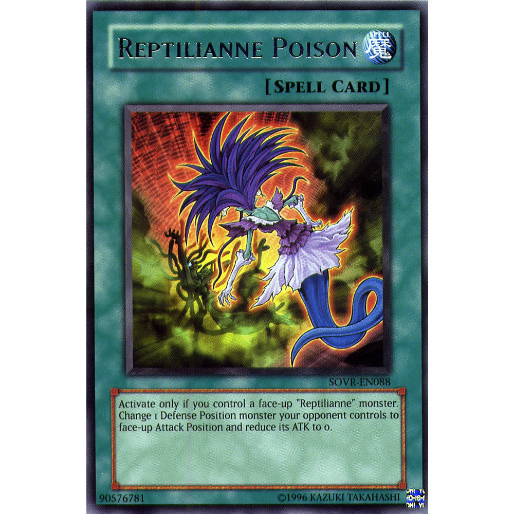 Reptilianne Poison SOVR-EN088 Yu-Gi-Oh! Card from the Stardust Overdrive Set