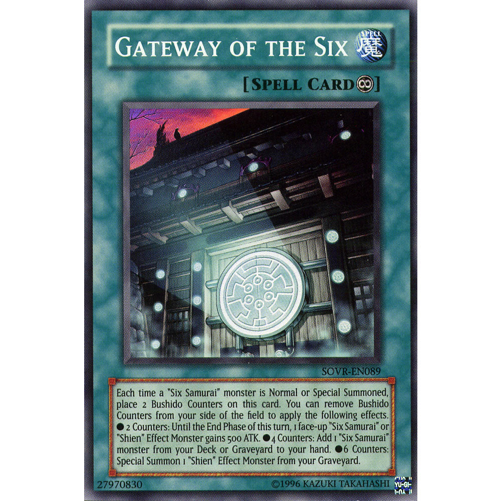 Gateway of the Six SOVR-EN089 Yu-Gi-Oh! Card from the Stardust Overdrive Set