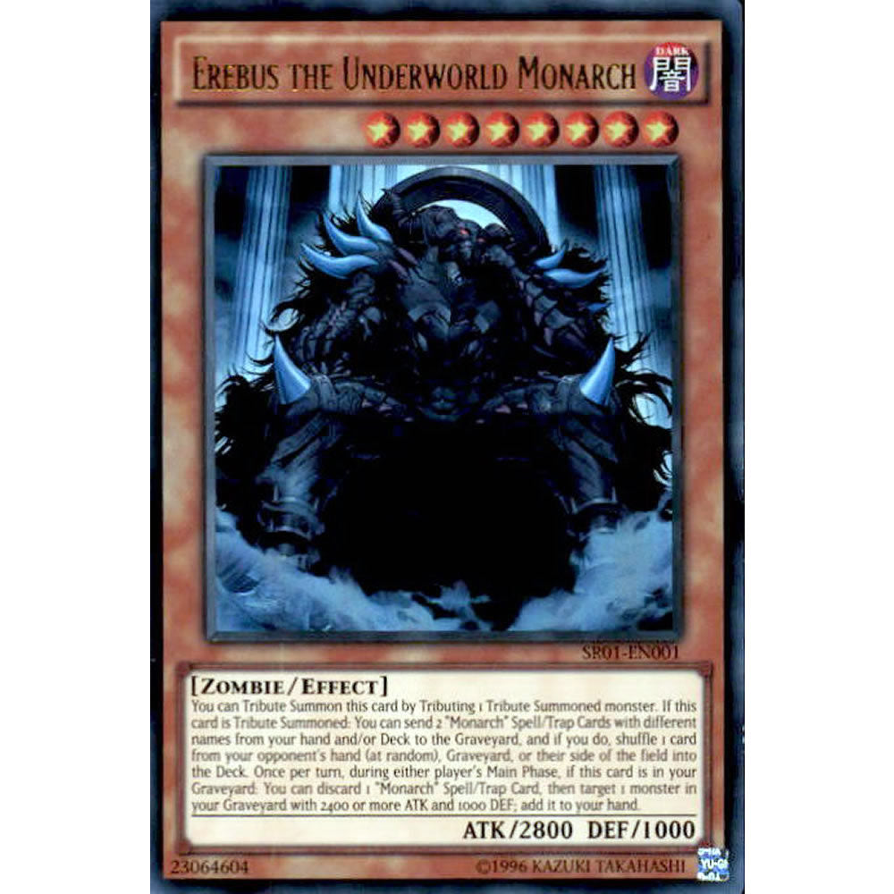 Erebus the Underworld Monarch SR01-EN001 Yu-Gi-Oh! Card from the Emperor of Darkness Set
