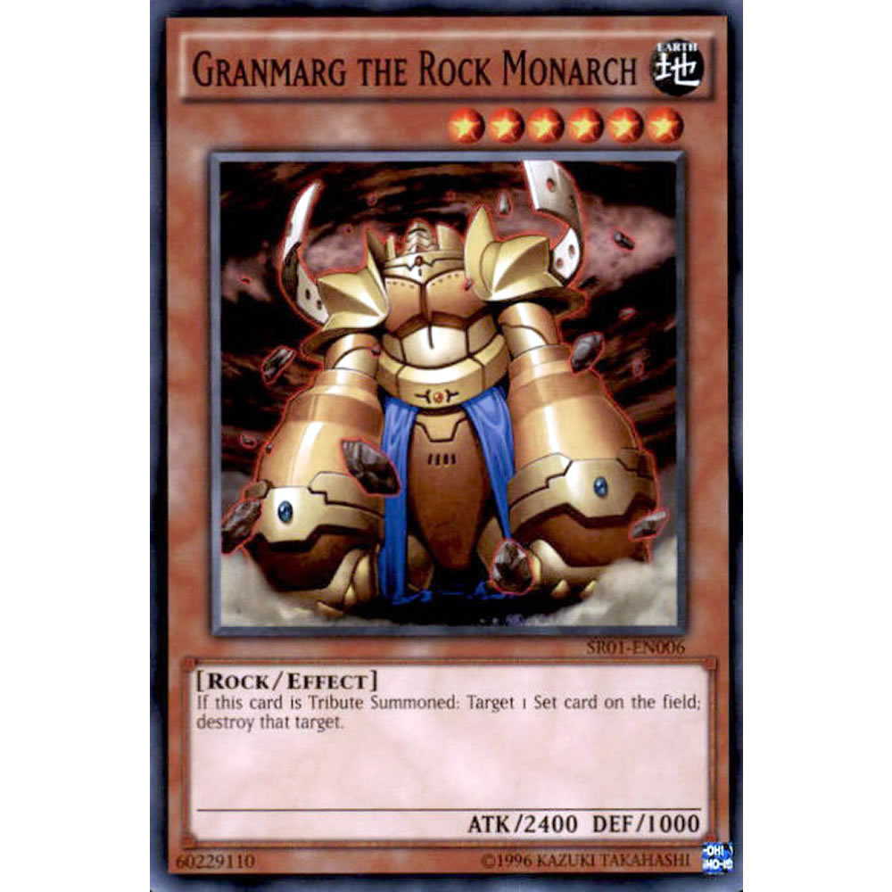 Granmarg the Rock Monarch SR01-EN006 Yu-Gi-Oh! Card from the Emperor of Darkness Set