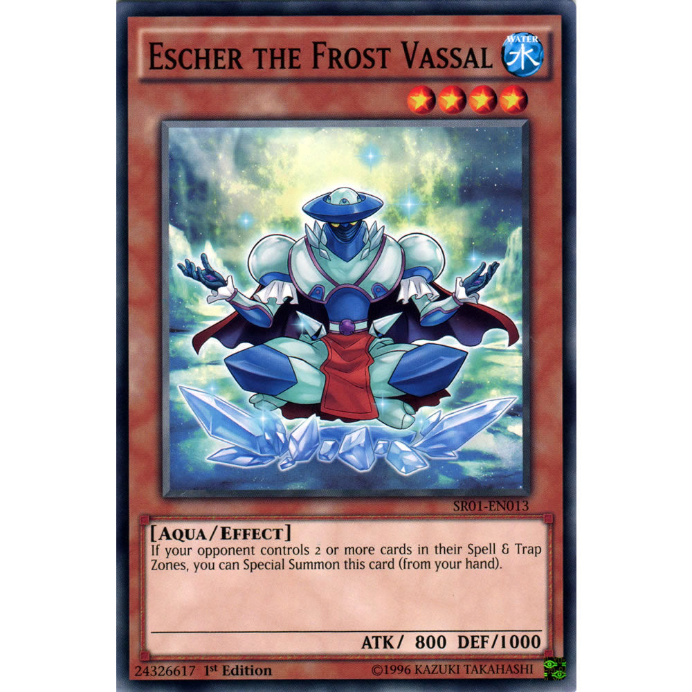 Escher the Frost Vassal SR01-EN013 Yu-Gi-Oh! Card from the Emperor of Darkness Set