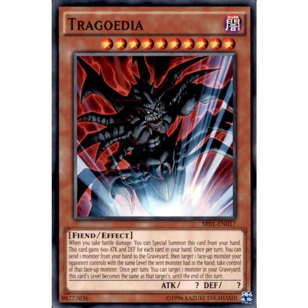 Tragoedia SR01-EN017 Yu-Gi-Oh! Card from the Emperor of Darkness Set