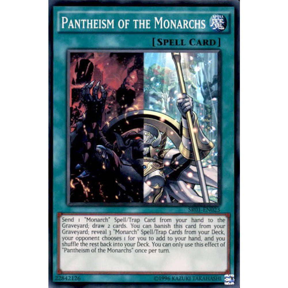 Pantheism of the Monarchs SR01-EN023 Yu-Gi-Oh! Card from the Emperor of Darkness Set