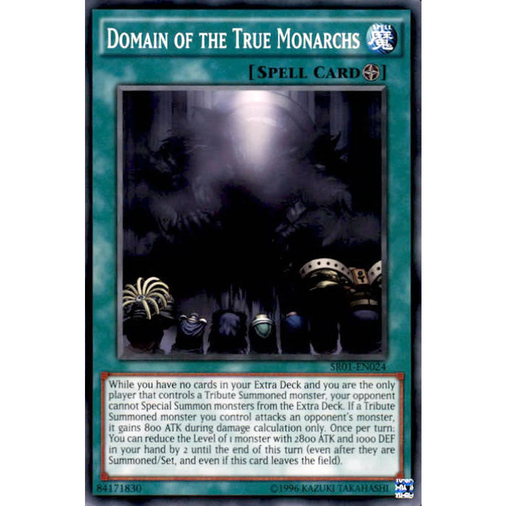 Domain of the True Monarchs SR01-EN024 Yu-Gi-Oh! Card from the Emperor of Darkness Set