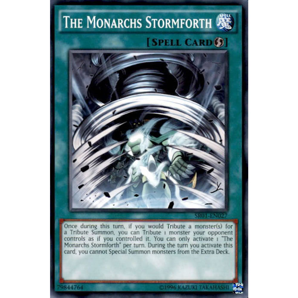 The Monarchs Stormforth SR01-EN027 Yu-Gi-Oh! Card from the Emperor of Darkness Set