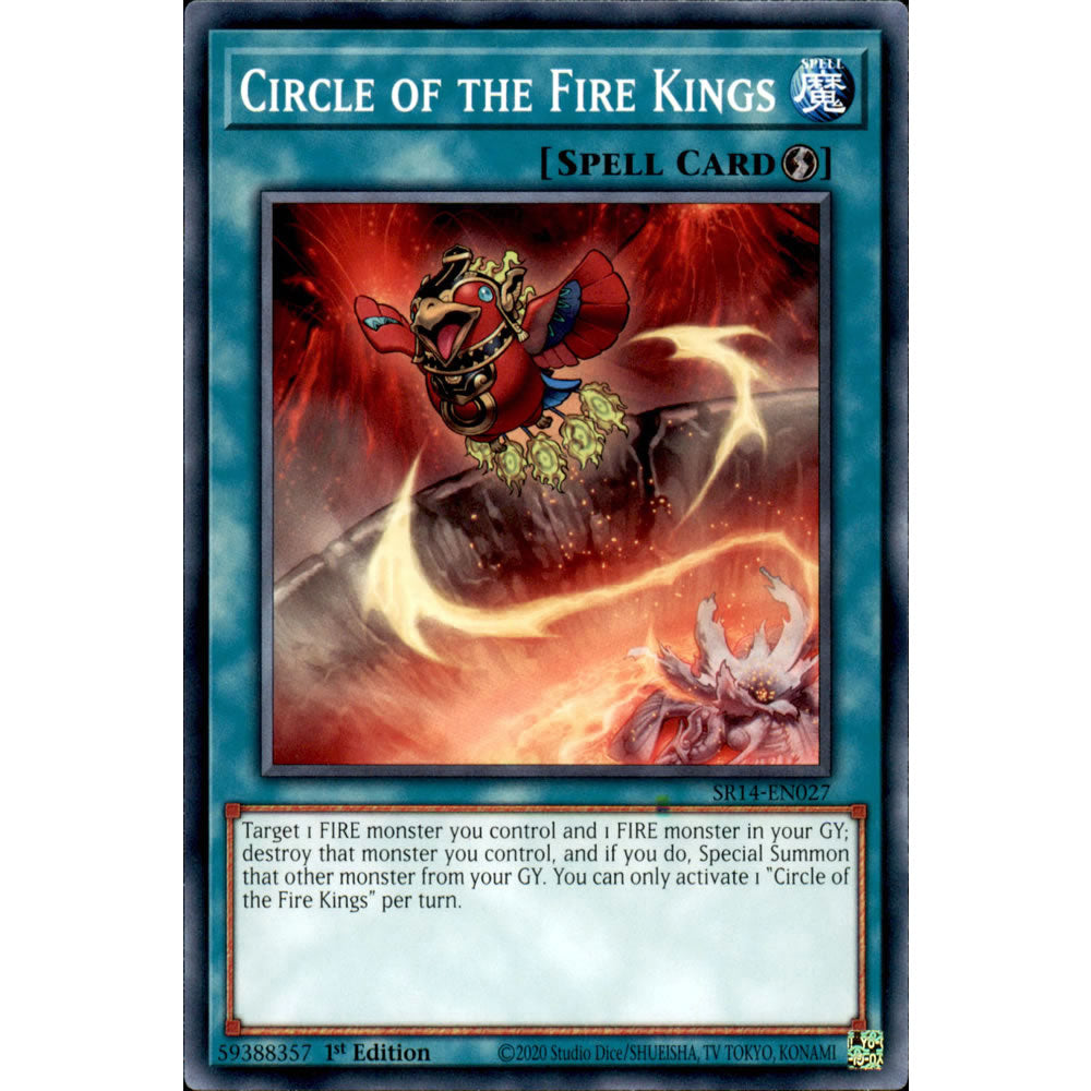 Circle of the Fire Kings SR14-EN027 Yu-Gi-Oh! Card from the Fire Kings Set