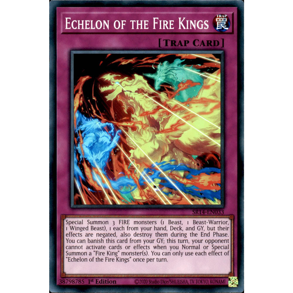 Echelon of the Fire Kings SR14-EN033 Yu-Gi-Oh! Card from the Fire Kings Set