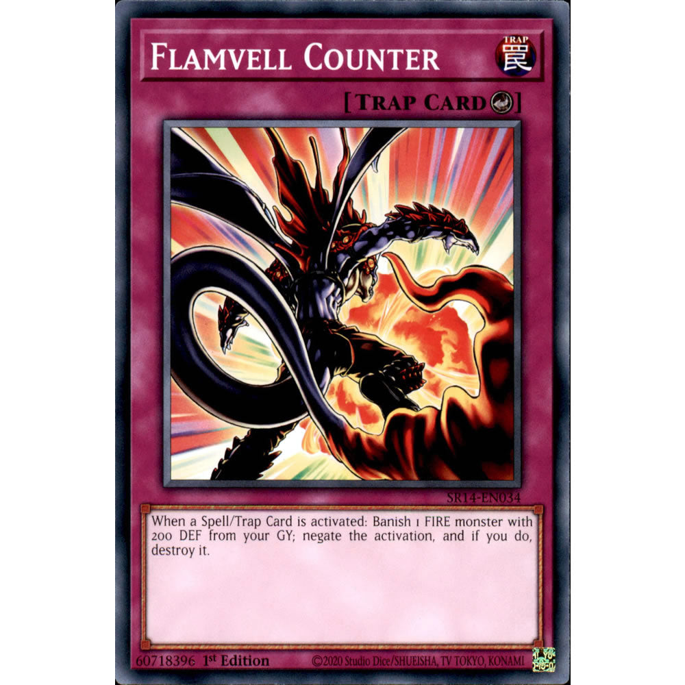Flamvell Counter SR14-EN034 Yu-Gi-Oh! Card from the Fire Kings Set