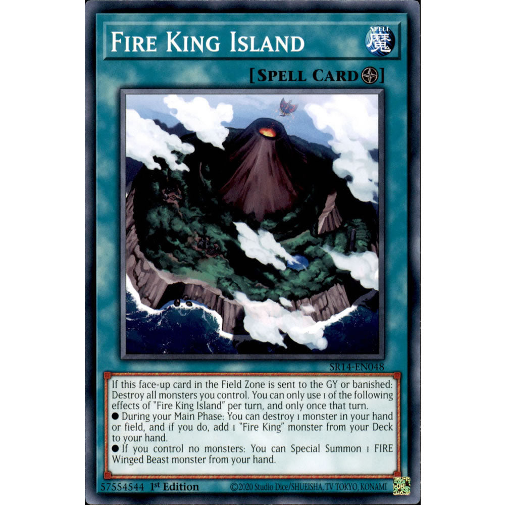 Fire King Island SR14-EN048 Yu-Gi-Oh! Card from the Fire Kings Set