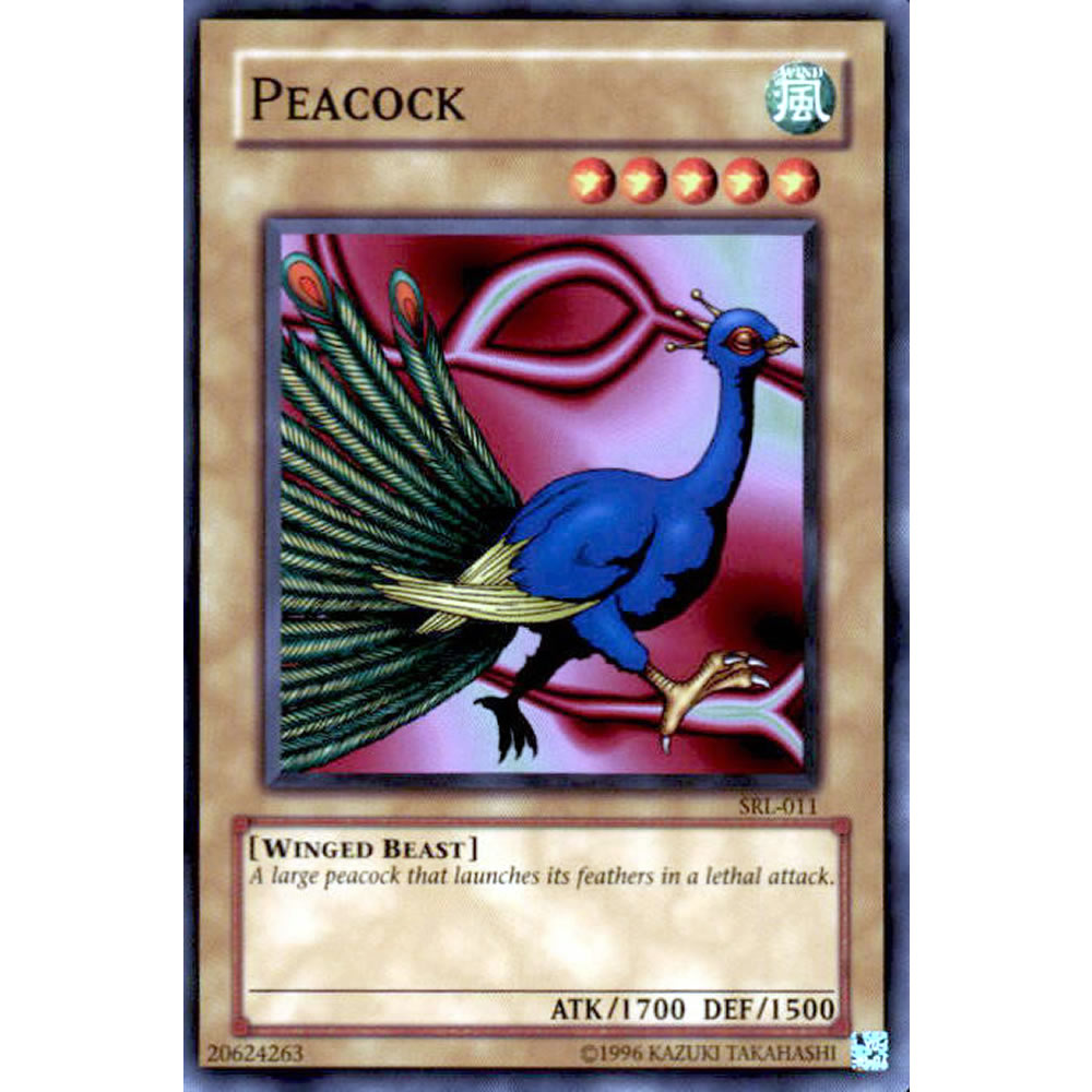 Peacock SRL-011 Yu-Gi-Oh! Card from the Spell Ruler Set