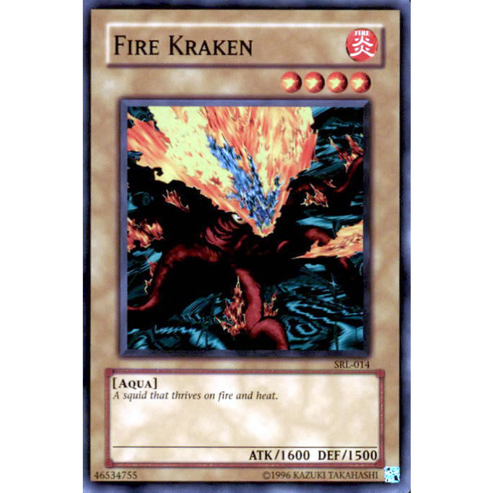 Fire Kraken SRL-014 Yu-Gi-Oh! Card from the Spell Ruler Set