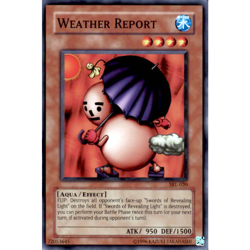 Weather Report SRL-020 Yu-Gi-Oh! Card from the Spell Ruler Set