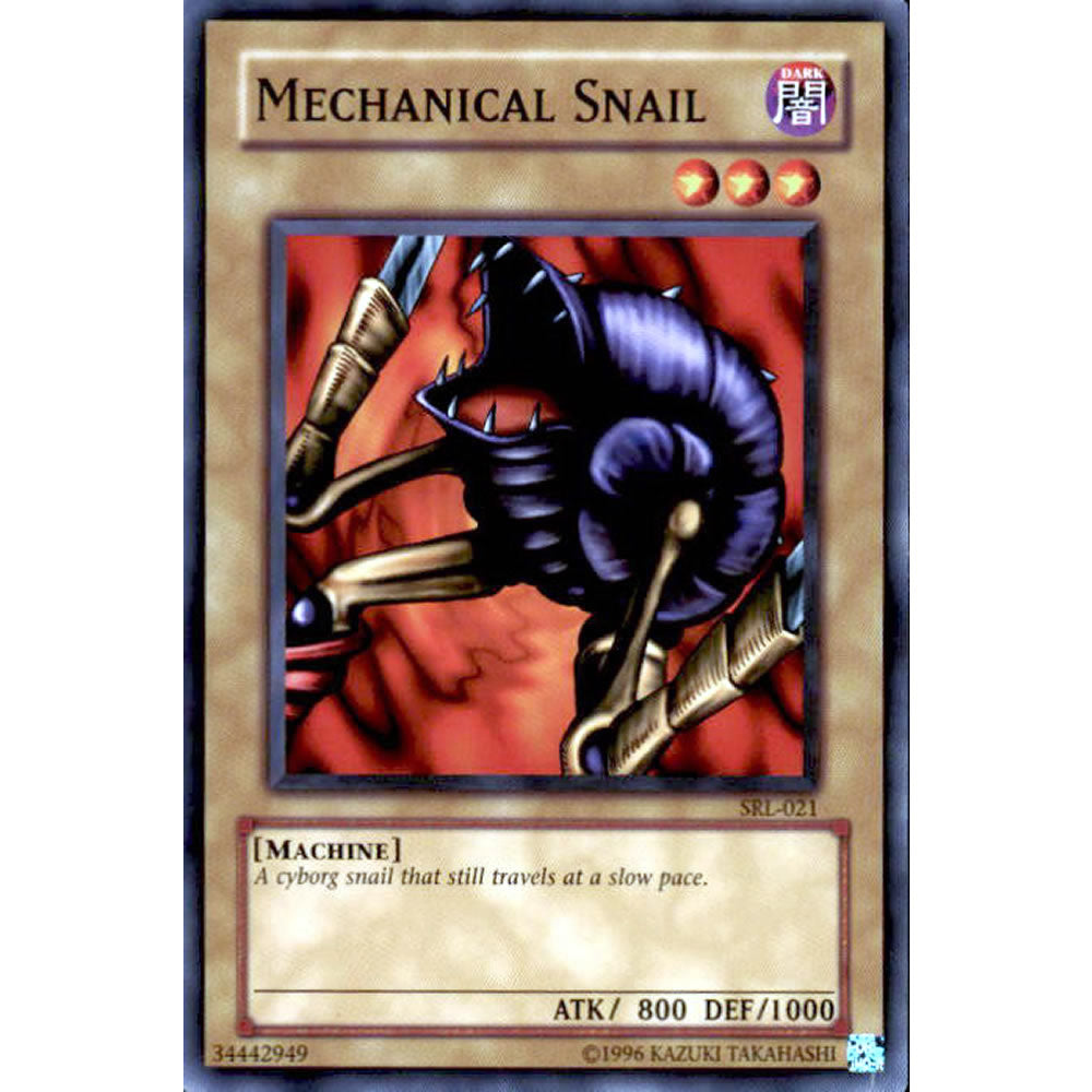 Mechanical Snail SRL-021 Yu-Gi-Oh! Card from the Spell Ruler Set