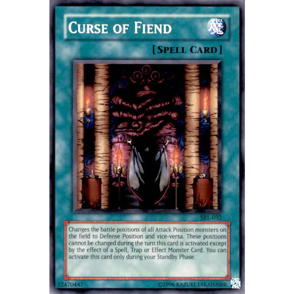 Curse of Fiend SRL-032 Yu-Gi-Oh! Card from the Spell Ruler Set