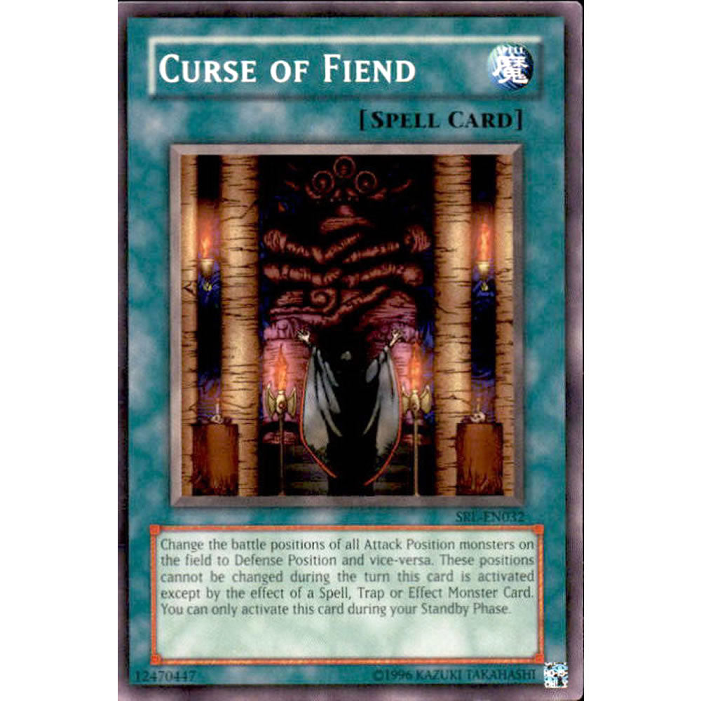 Curse of Fiend SRL-032 Yu-Gi-Oh! Card from the Spell Ruler Set