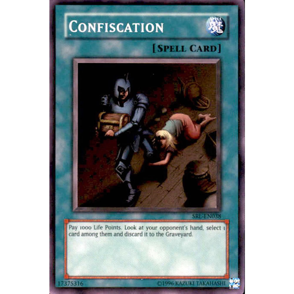 Confiscation SRL-038 Yu-Gi-Oh! Card from the Spell Ruler Set