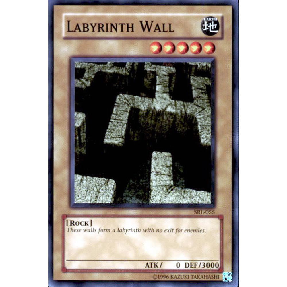 Labyrinth Wall SRL-055 Yu-Gi-Oh! Card from the Spell Ruler Set