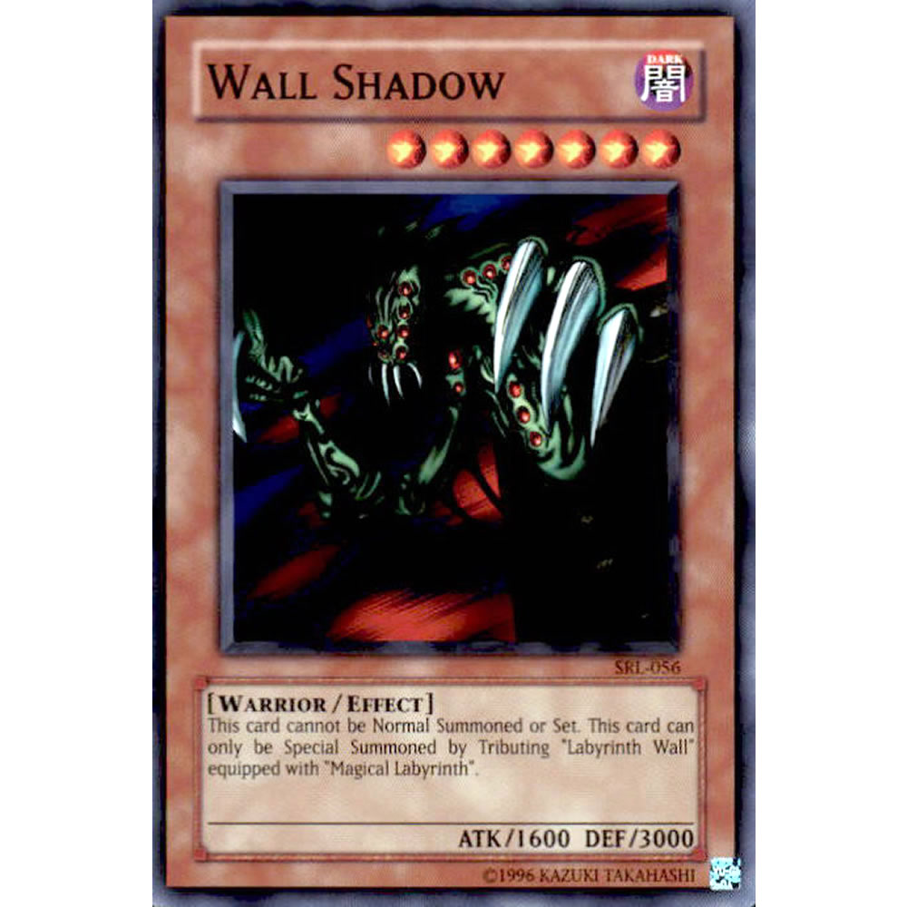 Wall Shadow SRL-056 Yu-Gi-Oh! Card from the Spell Ruler Set