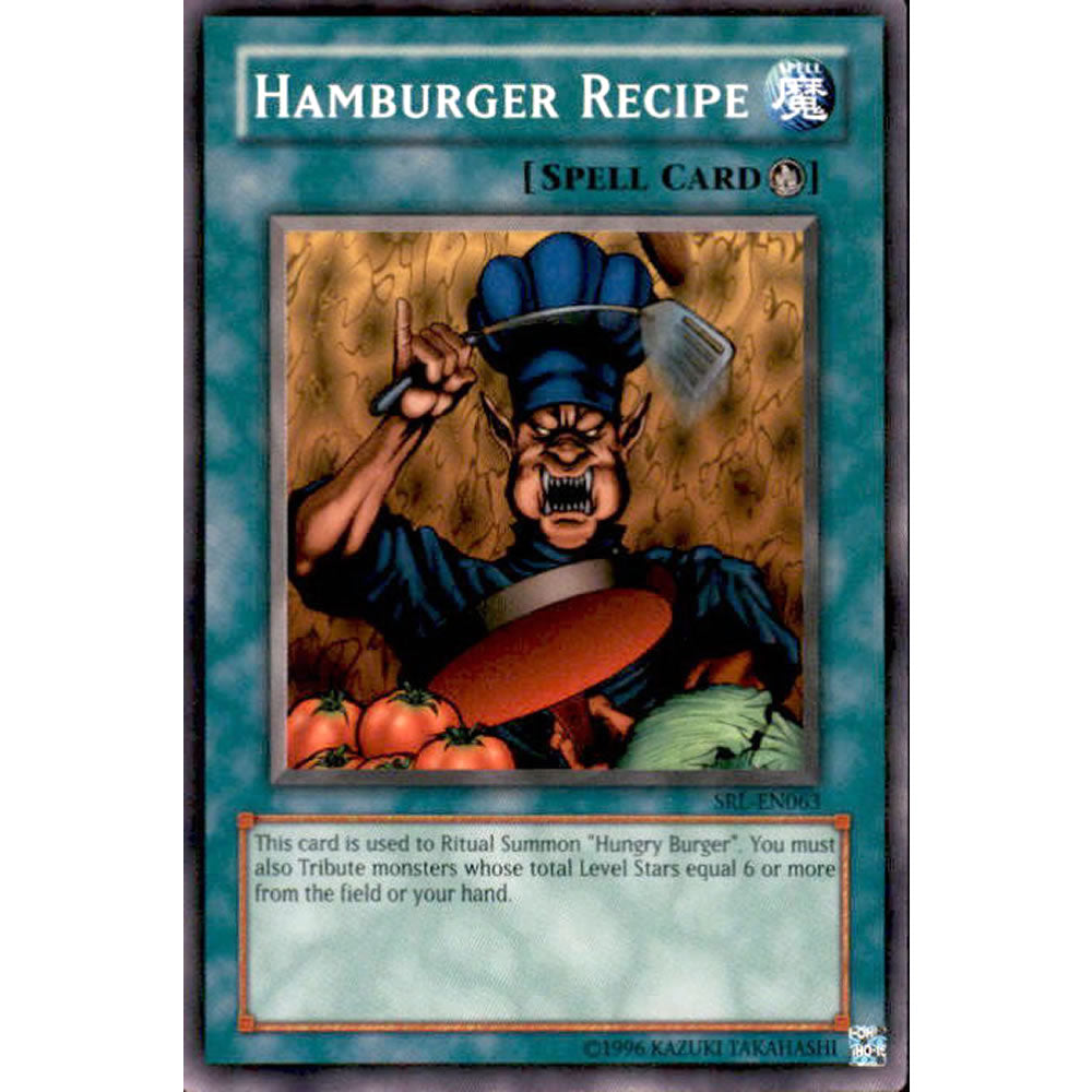 Hamburger Recipe SRL-063 Yu-Gi-Oh! Card from the Spell Ruler Set