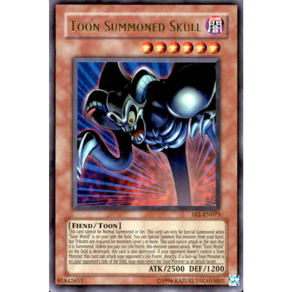 Toon Summoned Skull SRL-073 Yu-Gi-Oh! Card from the Spell Ruler Set