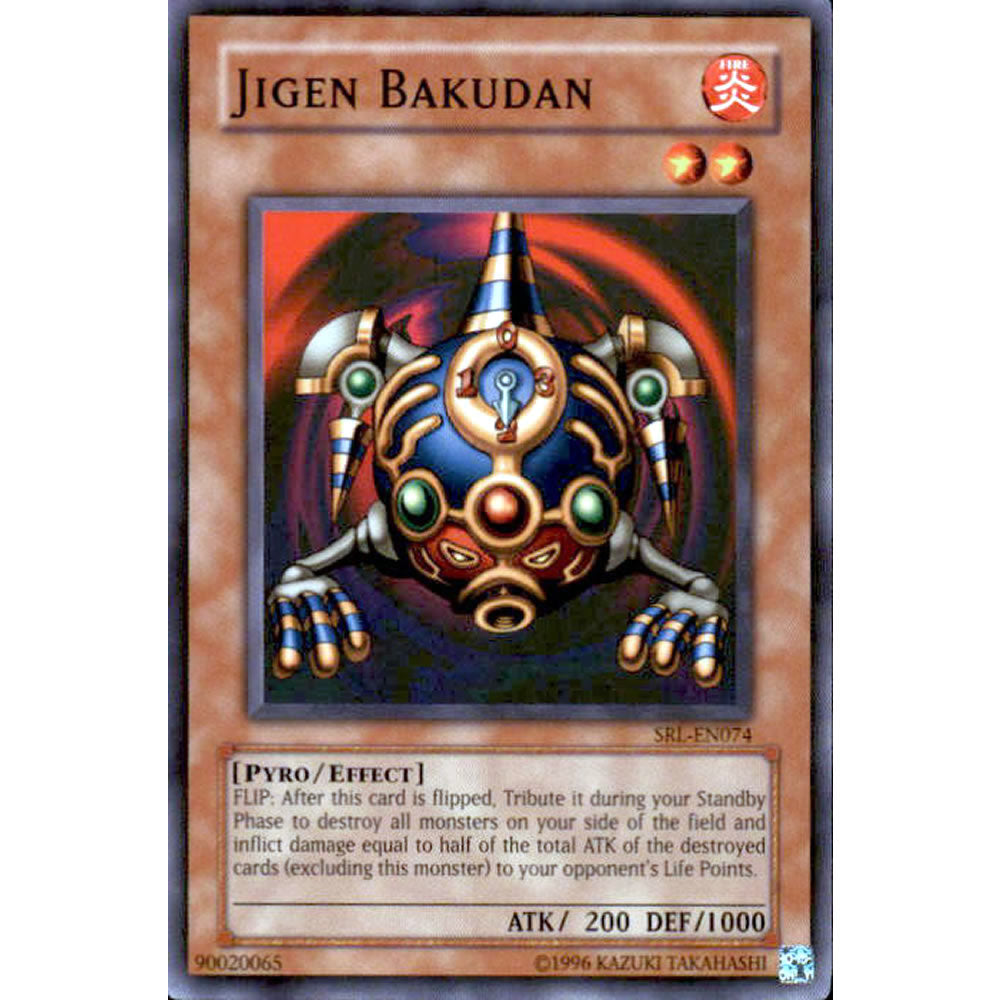 Jigen Bakudan SRL-074 Yu-Gi-Oh! Card from the Spell Ruler Set