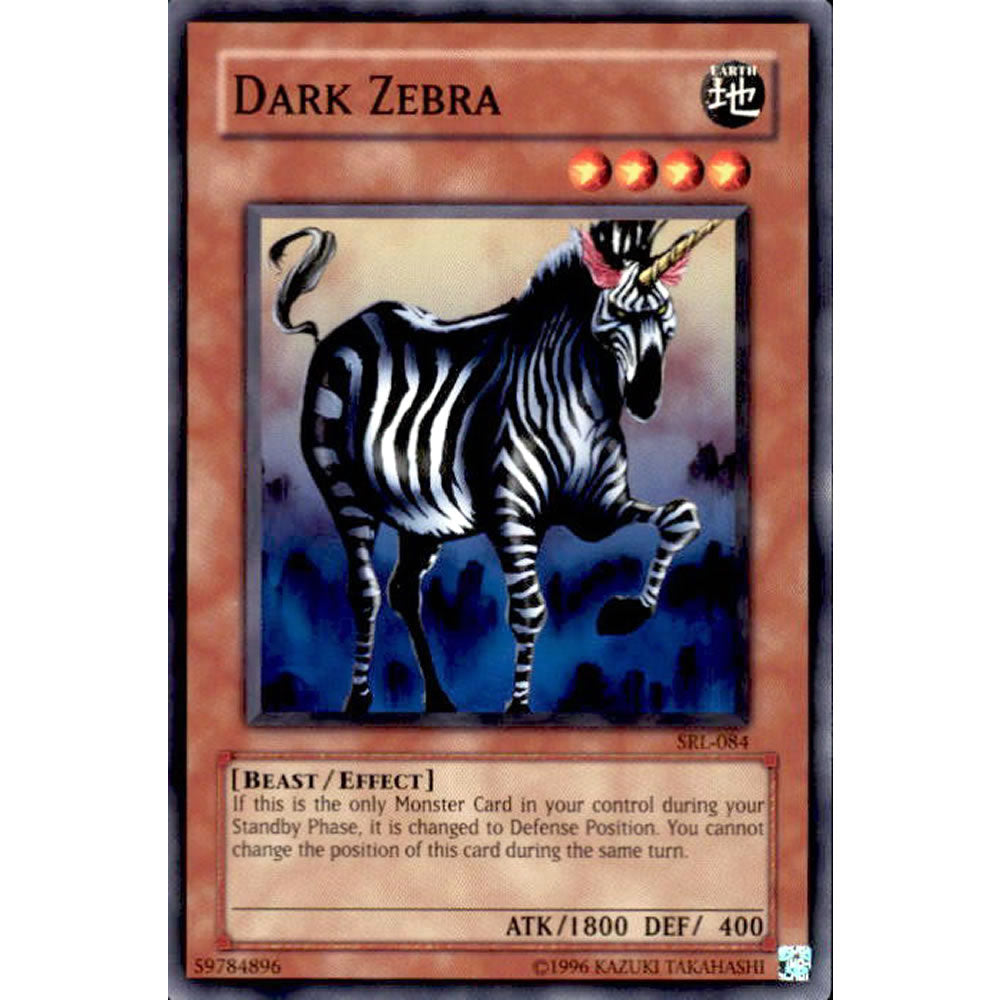 Dark Zebra SRL-084 Yu-Gi-Oh! Card from the Spell Ruler Set