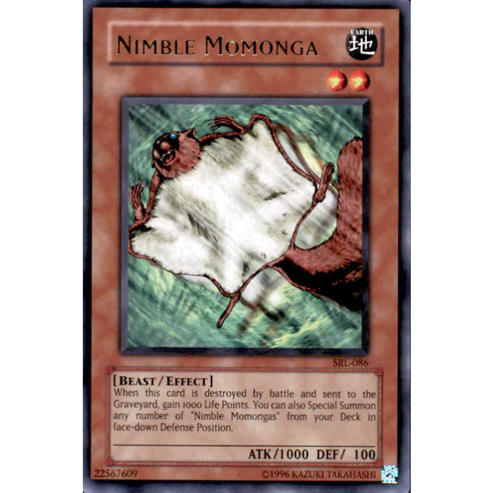 Nimble Momonga SRL-086 Yu-Gi-Oh! Card from the Spell Ruler Set