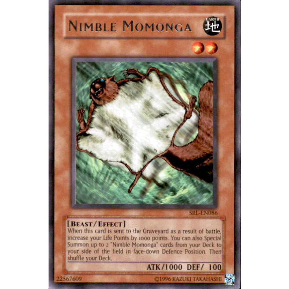 Nimble Momonga SRL-086 Yu-Gi-Oh! Card from the Spell Ruler Set