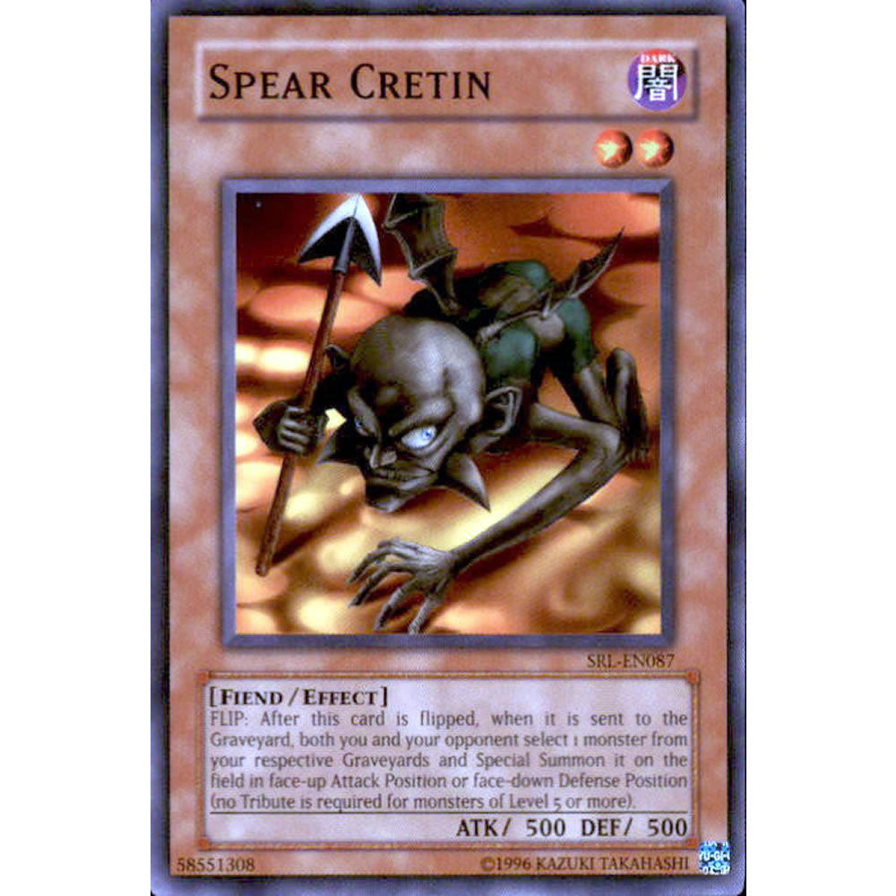 Spear Cretin SRL-087 Yu-Gi-Oh! Card from the Spell Ruler Set