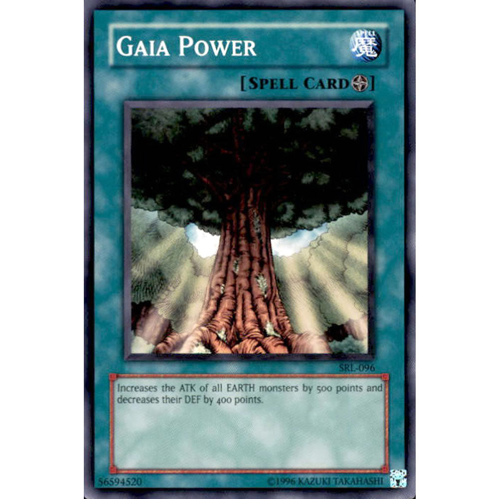 Gaia Power SRL-096 Yu-Gi-Oh! Card from the Spell Ruler Set