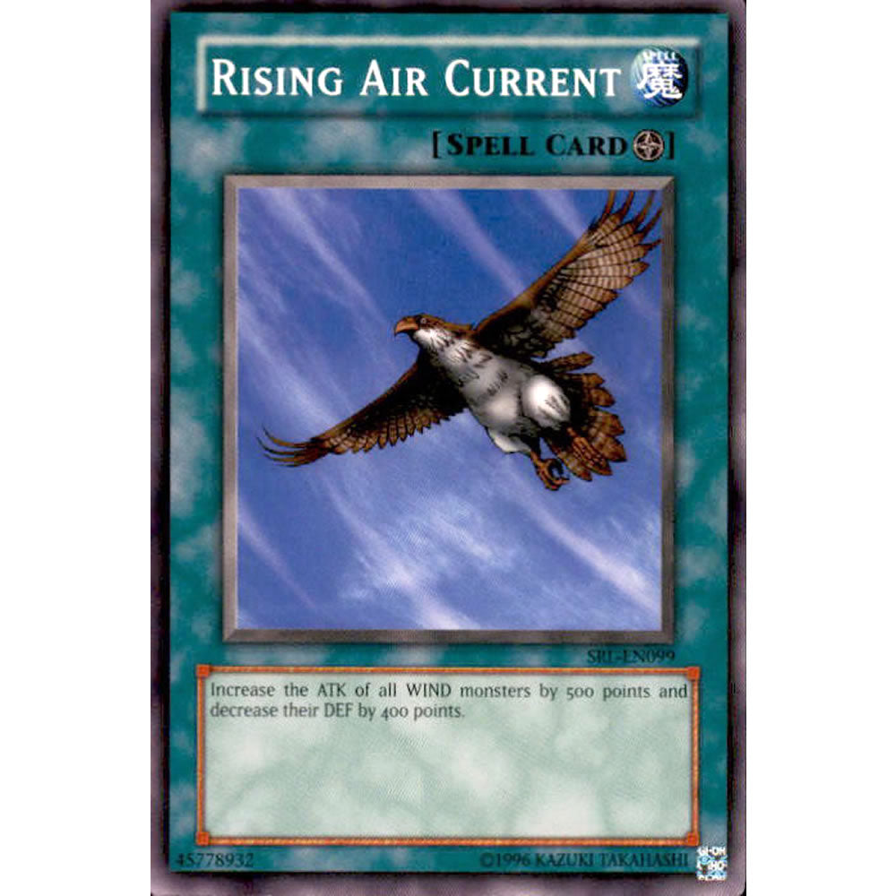 Rising Air Current SRL-099 Yu-Gi-Oh! Card from the Spell Ruler Set
