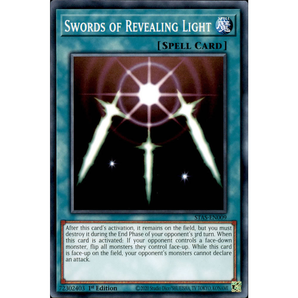 Swords of Revealing Light STAS-EN009 Yu-Gi-Oh! Card from the 2-Player Starter Set Set