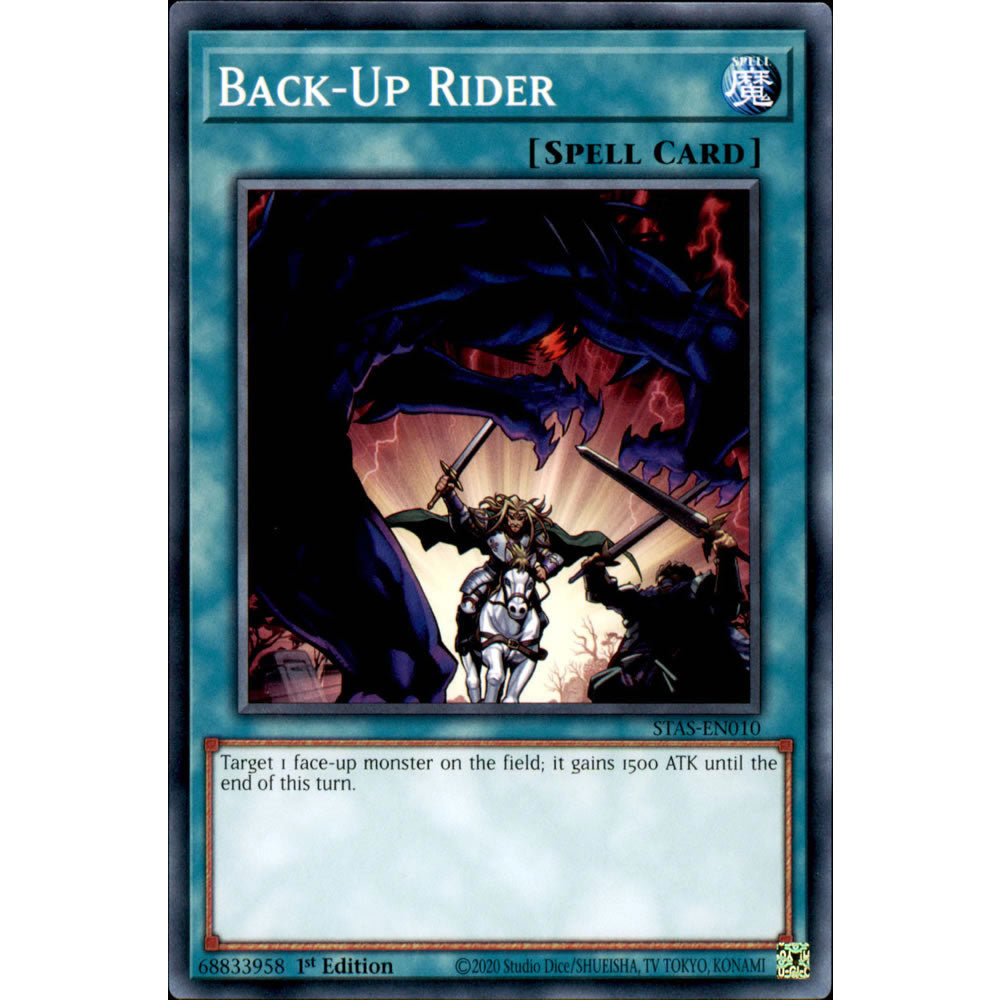 Back-Up Rider STAS-EN010 Yu-Gi-Oh! Card from the 2-Player Starter Set Set