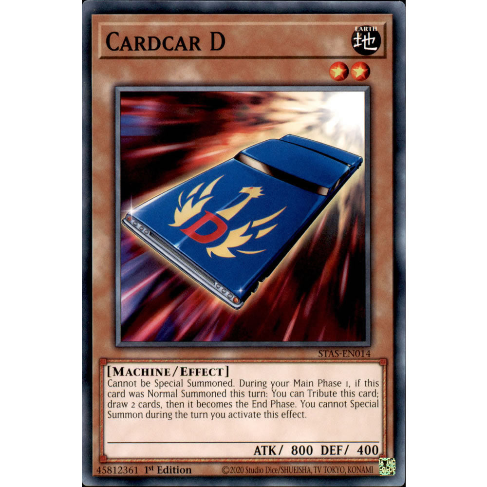 Cardcar D STAS-EN014 Yu-Gi-Oh! Card from the 2-Player Starter Set Set