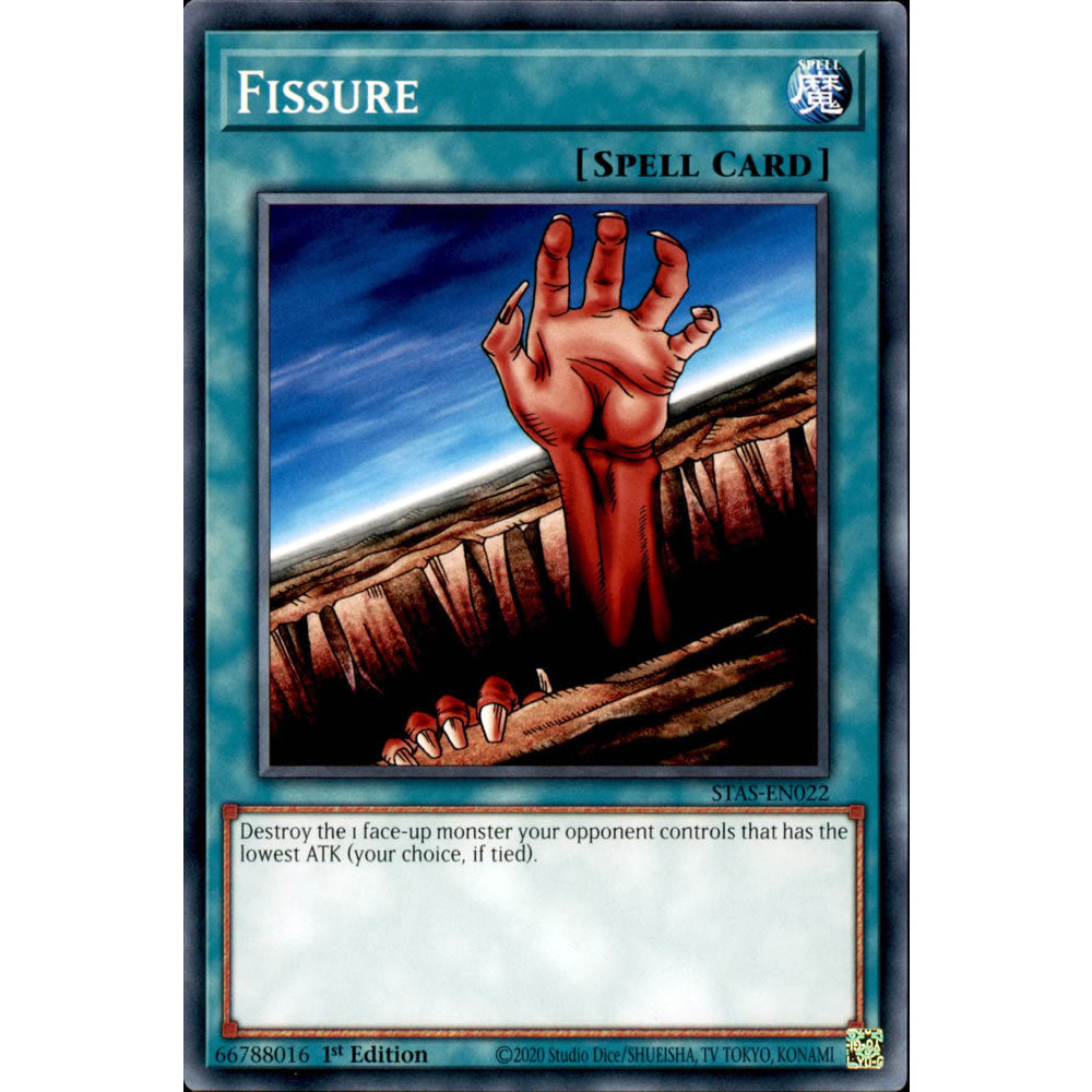 Fissure STAS-EN022 Yu-Gi-Oh! Card from the 2-Player Starter Set Set