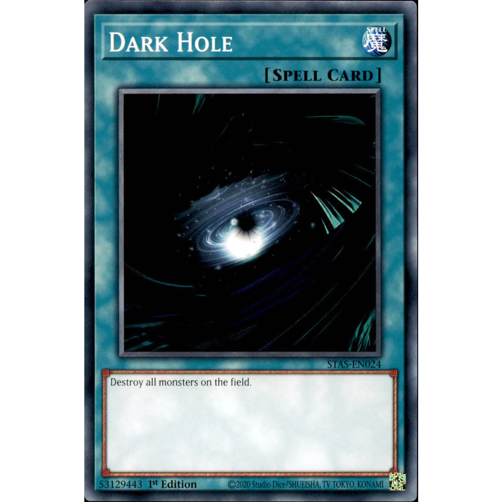 Dark Hole STAS-EN024 Yu-Gi-Oh! Card from the 2-Player Starter Set Set