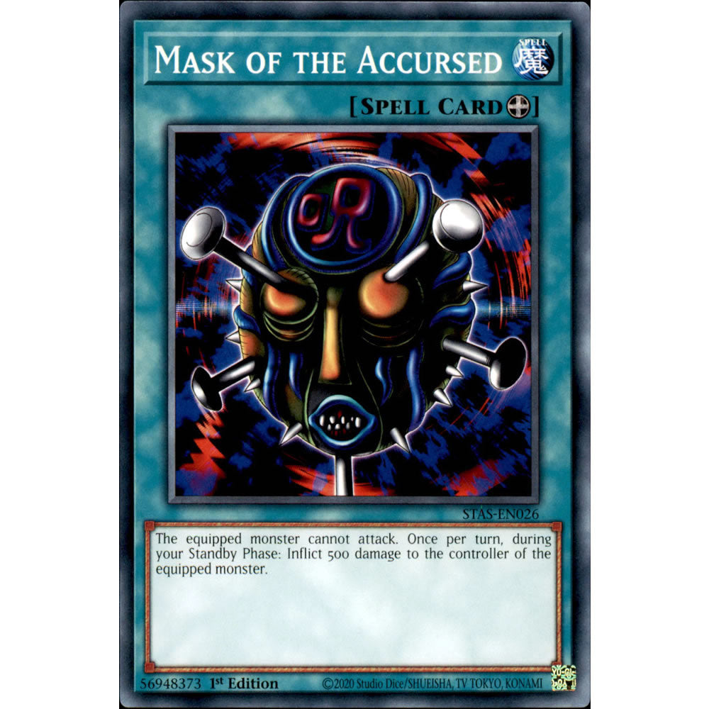 Mask of the Accursed STAS-EN026 Yu-Gi-Oh! Card from the 2-Player Starter Set Set